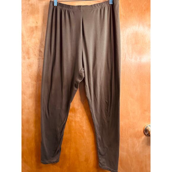 Just Be Plus Size Women's Stretch Pants Olive Green Size 2X - Picture 1 of 4